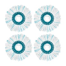 4PCS Microfiber Mop Replacement Head , 35 cm, Pack of 4 Twist Mop Heads - $480.75 MXN
