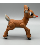 Vintage Rudolph The Red Nose Reindeer Light Up Figure 2000 Playing Manti... - $371.19 MXN