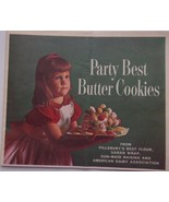 Vintage Party Best Butter Cookies Recipe Booklet 1960s - $93.33 MXN