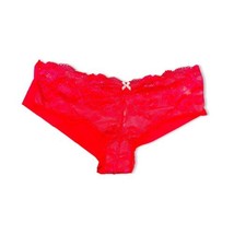 Victoria&#39;s Secret Cheeky Panty Bikini Lace XL Red - $22.95