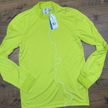 NWT $90 Adidas X Blondey McCoy Mens S LS Skateboarding Jersey Acid Yellow H58036 - $41.85