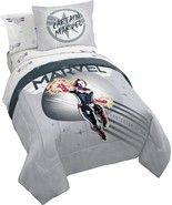 Captain Marvel Cool Energy 5 Piece Twin Bed Set - £22.15 GBP