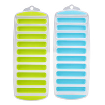 Appetito Easy Release 10-Cube Stick Ice Tray 2pc (Blue/Lime) - £24.97 GBP