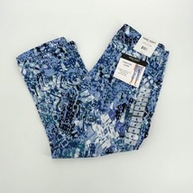 Nine West Women&#39;s Chrystie Capri Jeans Blue Abstract Print Size 4 NWT $5... - $19.00