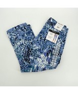 Nine West Women&#39;s Chrystie Capri Jeans Blue Abstract Print Size 4 NWT $5... - $19.00