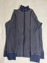 Goodfellow &amp; Co Men&#39;s Gray &amp; Blue Long Sleeve Full Zip Jacket Zip Pocket... - $346.11 MXN