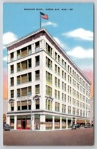 Green Bay WI Minahan Building Wisconsin Postcard E28 - £3.70 GBP