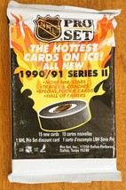Vintage Sealed Pack NHL Hockey Cards Pro Set 1990-91 Series II Card Pack - $4.84