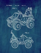 Children&#39;s Ride-On Toy Vehicle Patent Print - Midnight Blue - £6.26 GBP+