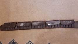 Vintage Leather Bullet Belt rare [ARM10125] - $116.37 CAD