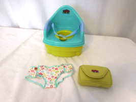 American Girl Doll Bitty Baby Twins Potty Seat &amp; Potty Training Accessories Rare - £34.93 GBP