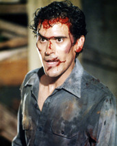 Evil Dead II Bruce Campbell Bloody Face 16x20 Canvas - £56.12 GBP