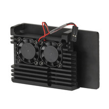 Heatsink Case with Dual Fan for Raspberry Pi 4 - £47.62 GBP