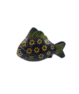 Vintage Mexican Pottery Fish Figurine Sculpture Folk Art Hand Painted Mu... - $462.61 MXN