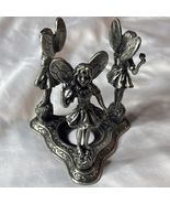 Vintage Metal 3 Fairy Candle Holder Ring Pixies 1+ Pound - 4” Tall - €14,58 EUR
