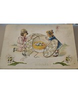 Vintage Victorian Easter Postcard Postmarked 1916 - $4.99