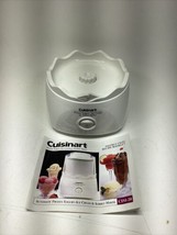 Cuisinart Ice Cream Maker Model CIM-20 Replacement Base Motor &amp; Manual Only - $34.99