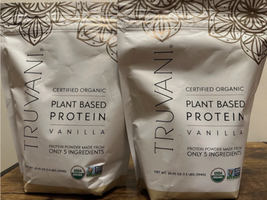2x Truvani Plant Based Protein Powder, Vanilla, 20 Servings - €51,31 EUR