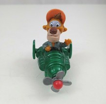 Vintage 1989 McDonalds Toy Disney&#39;s Talespin Wildcat Flying Green Airplane - £3.03 GBP