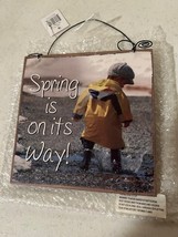 Spring is on its way Sign wall hanger sign image 2