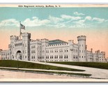 65th Regiment Armory Building Buffalo New York NY UNP WB Postcard I21 - $2.92