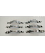 1940’s Art Deco Chrome Cabinet Door Handles Lot Of 6 Streamline Atomic O... - $1,849.32 MXN