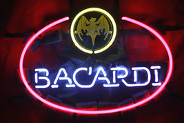 BACARDI White Rum Whiskey Neon Sign 16&quot;x14&quot; - £111.79 GBP