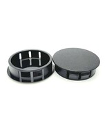 1 1/2" Nylon Locking Hole Plugs Black Dome Matte Finish Secure Fit 1 3/4" Top - $12.82 - $16.78