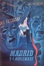 They shall not pass Madrid, Nov 7 20 x 30 Poster - $25.98
