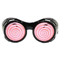 Funny CrAzY Novelty HYPNO SWIRL PARTY GLASSES Funky Steampunk Psycho Gog... - $9.27 CAD