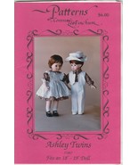 Patterns by Connie Lee Finchum P1867 ~ Ashley Twins ~ 18-19&quot; Doll - €5,12 EUR