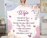 Gifts for Wife from Husband, to My Wife Blanket from Husband, Wife Birth... - $20.88