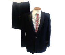 Men&#39;s Shawl Collar Tuxedo After Six Jacket Pants Mid Century Vintage 1960s  - £36.40 GBP