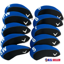 10 pcs Black &amp; Blue Headcover Set Head Covers For CALLAWAY GOLF  Neopren... - $12.90