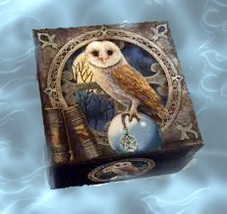 Haunted Magick Keeper Align Bond Seal Spirits Magickals Mirror Owl Cassia4 - £47.08 GBP