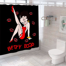 Betty Boop Waterproof ShowerCurtain Sets Polyester Bathtub Decor Curtain 70&quot;Gift - £13.42 GBP+