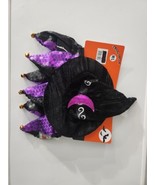 Fang-Tastic M/L Pet Hat &amp; Collar Set Halloween Witch Hat Costume With Bells - £9.23 GBP