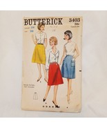 Skirt Three Versions Size 16 Butterick 3403 Vintage Uncut Pattern - £17.93 GBP