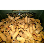 20 PIECES NEW UNFINISHED SANDED SOLID WOODEN SCOOPS  3 1/2&quot; X 1 1/4&quot; - $34.12 CAD