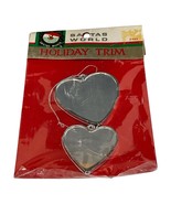 Vintage 1980s Kurt Adler Santas World Holiday Trim Heart Ornament – 4&quot; –... - €9,47 EUR