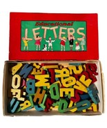 Vintage 1940 Set Root Educational Letters Wooden Complete Alphabet Letters - $46.75