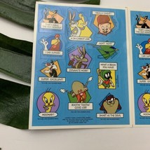 Hallmark Vintage Looney Tunes Stickers 2 Sheets 1994 Blue Bugs Tweety Taz - £7.92 GBP