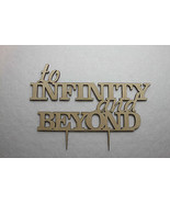 Cake Topper Custom To Infinity and Beyond Wedding  -Anniversary  Cake To... - $264.10 MXN