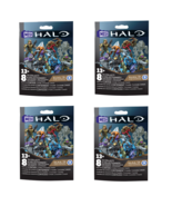 4 - Mega Construx Halo Infinite 343 Series 3 Mini Figure Blind Bags 4 Random New - $24.74