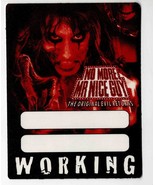 2011 Alice Cooper No More Mr Nice Guy Working Backstage Pass - £15.56 GBP