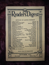 Readers Digest October 1931 Max Schmeling Julian Huxley Henry Ford J Frank Dobie - £11.00 GBP