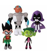 New Set of 4 Teen Titans Go  Plush 10 inches Toys. New. Official - £42.24 GBP