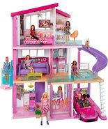 Barbie Dreamhouse Dollhouse with Wheelchair Accessible Elevator, Pool, S... - £156.81 GBP