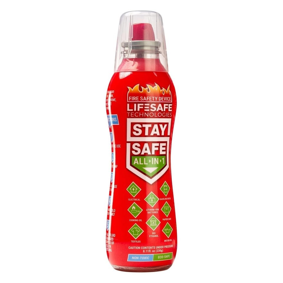 StaySafe Eco-Friendly Portable Fire Extinguisher - Multi-Use 10 Fire Types Item image 3