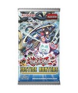 One (1) YuGiOh Justice Hunters  Booster Pack - $163.55 MXN